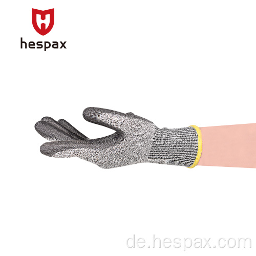 Hespax PU Gloves Sicherheitsindustrie Händler schwere Aufgaben